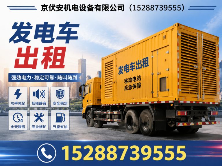 铜川柴油发电机组出租展示图